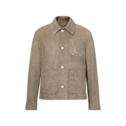 Ready-to-Wear Casacos e Agasalhos Jaqueta Utilitária em Suede Leve | Louis Vuitton ® (Zoom no Produto)