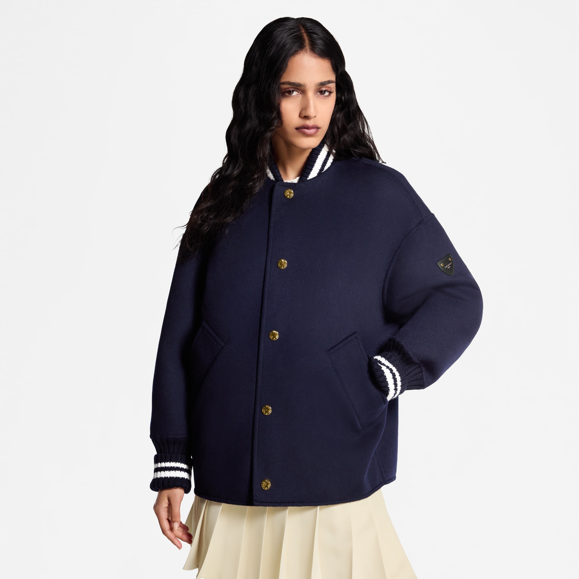  Ready-to-Wear Casacos e Jaquetas Jaqueta Varsity Dupla Face | Louis Vuitton ® (Zoom no Produto)