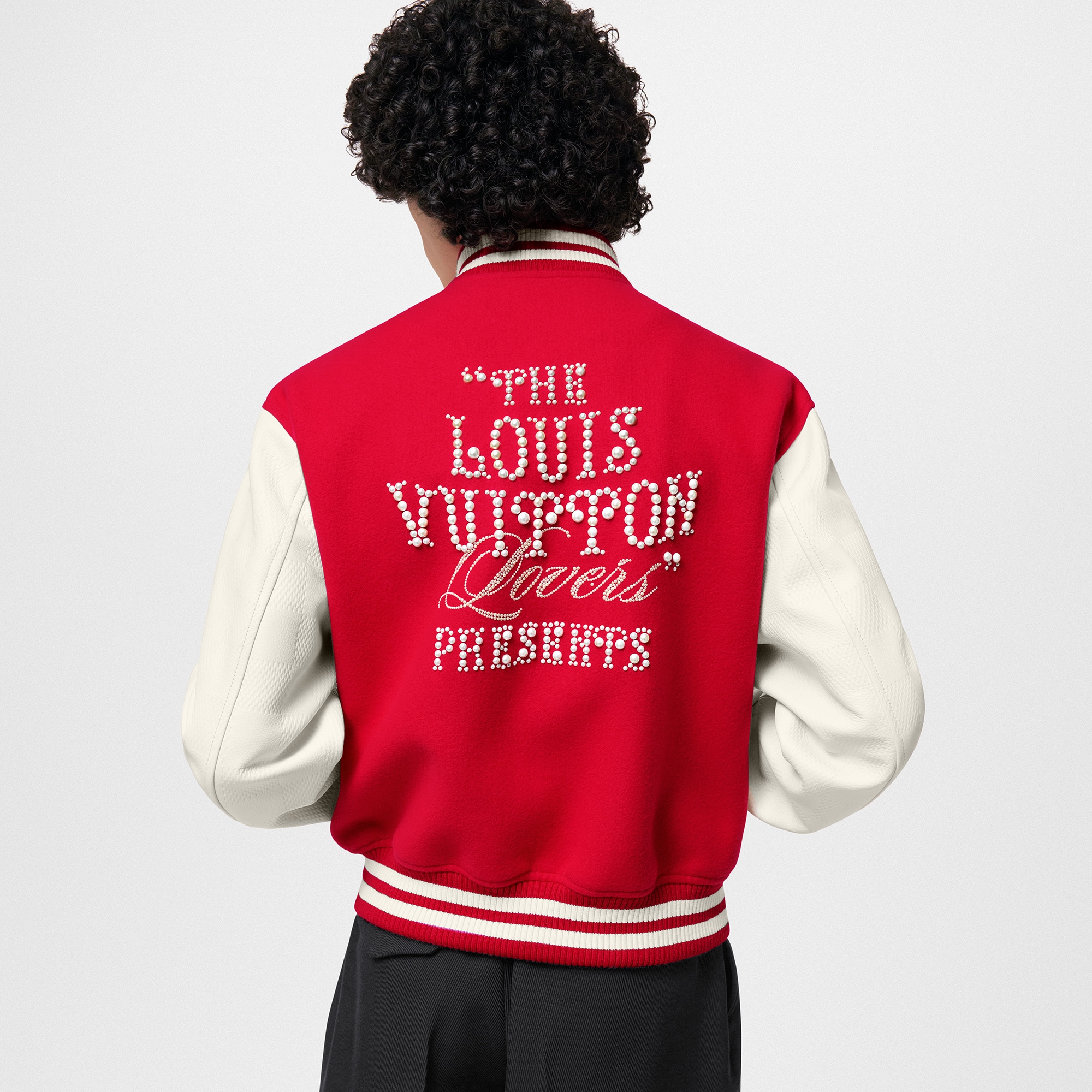  Ready-to-Wear Casacos e Agasalhos Jaqueta Varsity em Mix de Couros | Louis Vuitton ® (Zoom no Produto)