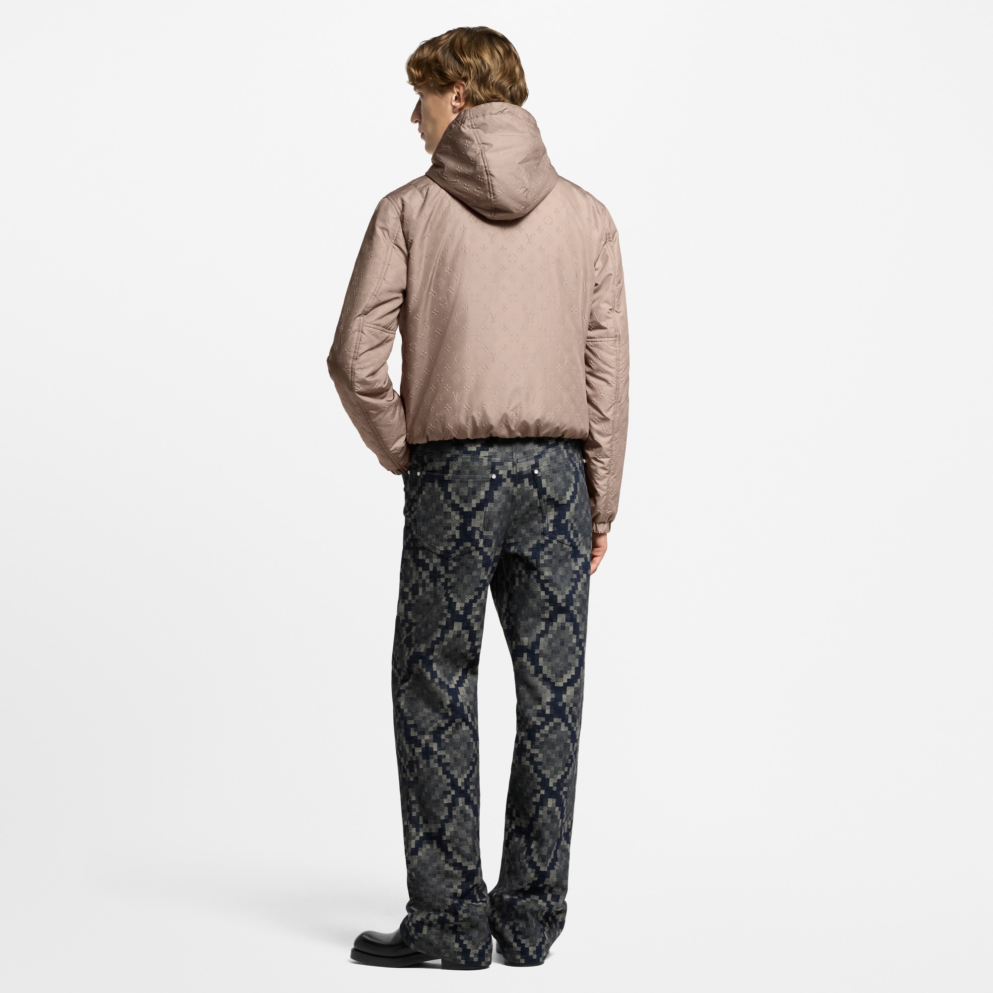  Ready-to-Wear Casacos e Agasalhos Jaqueta Windbreaker Acolchoada com Monogram | Louis Vuitton ® (Zoom no Produto)