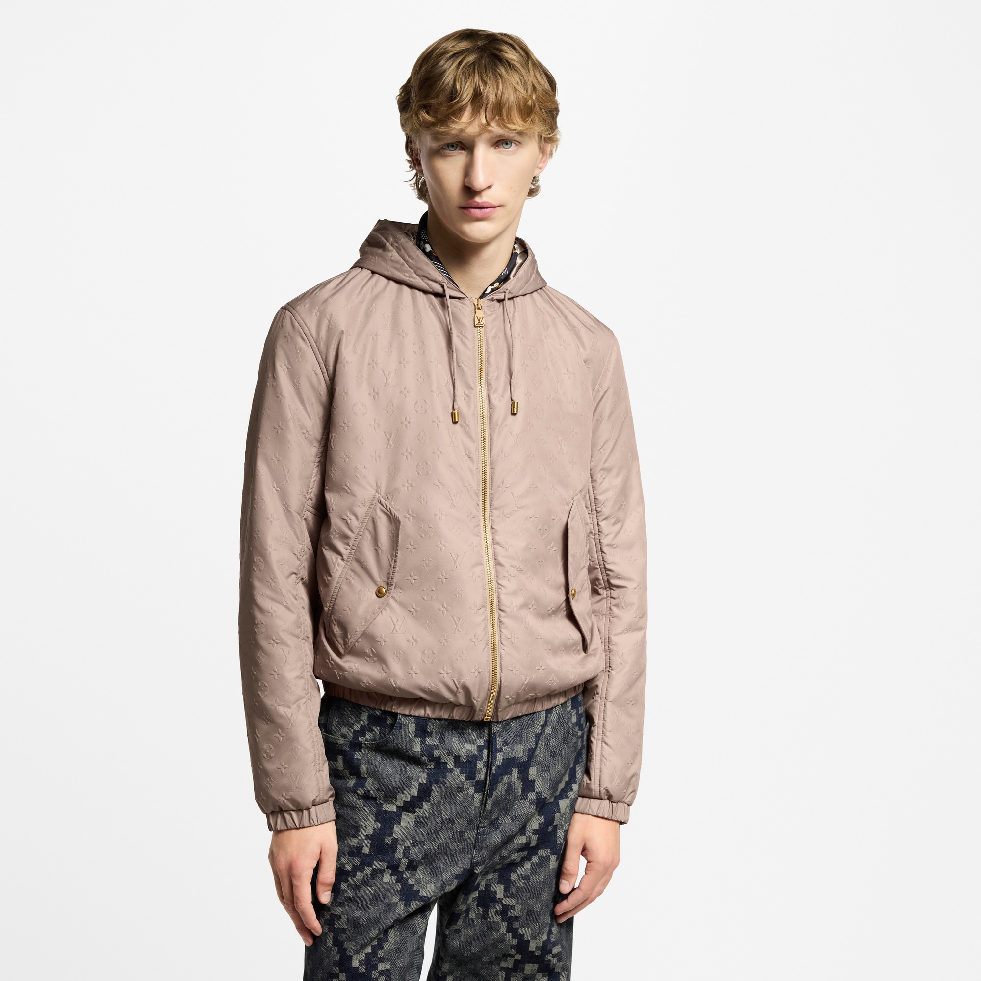  Ready-to-Wear Casacos e Agasalhos Jaqueta Windbreaker Acolchoada com Monogram | Louis Vuitton ® (Zoom no Produto)