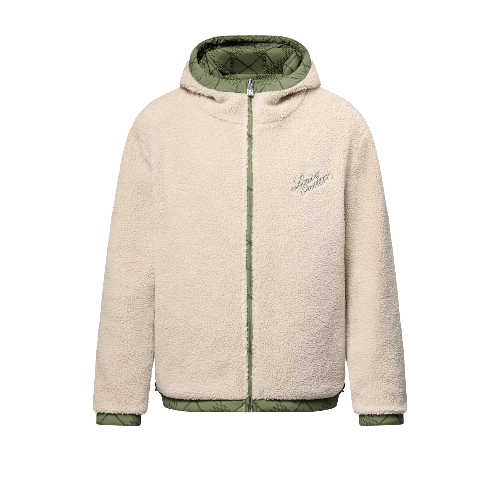  Ready-to-Wear Casacos e Agasalhos Jaqueta Windbreaker em Nylon Reversível e Fleece | Louis Vuitton ® (Zoom no Produto)