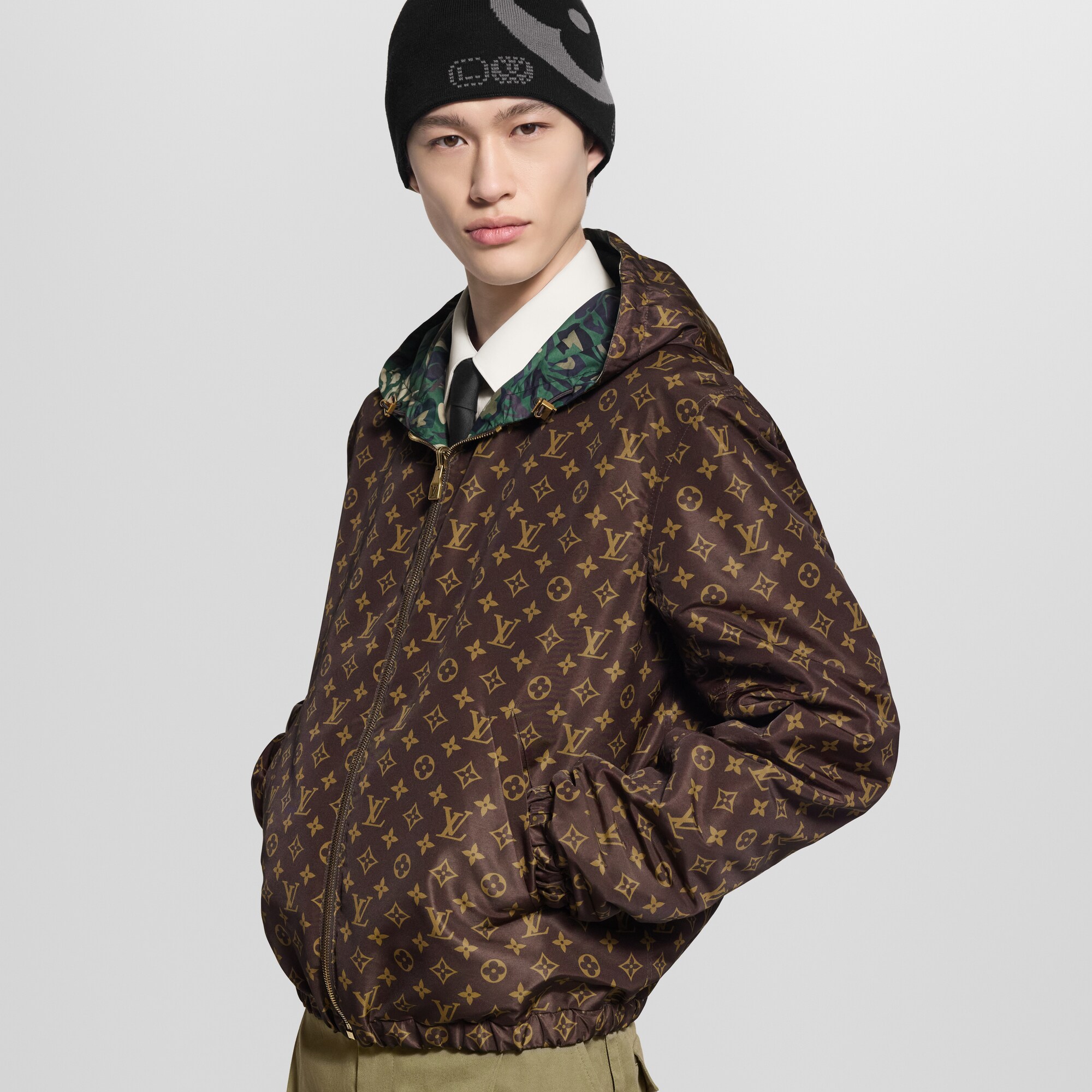  Ready-to-Wear Casacos e Agasalhos Jaqueta Windbreaker Reversível com Monogram | Louis Vuitton ® (Zoom no Produto)
