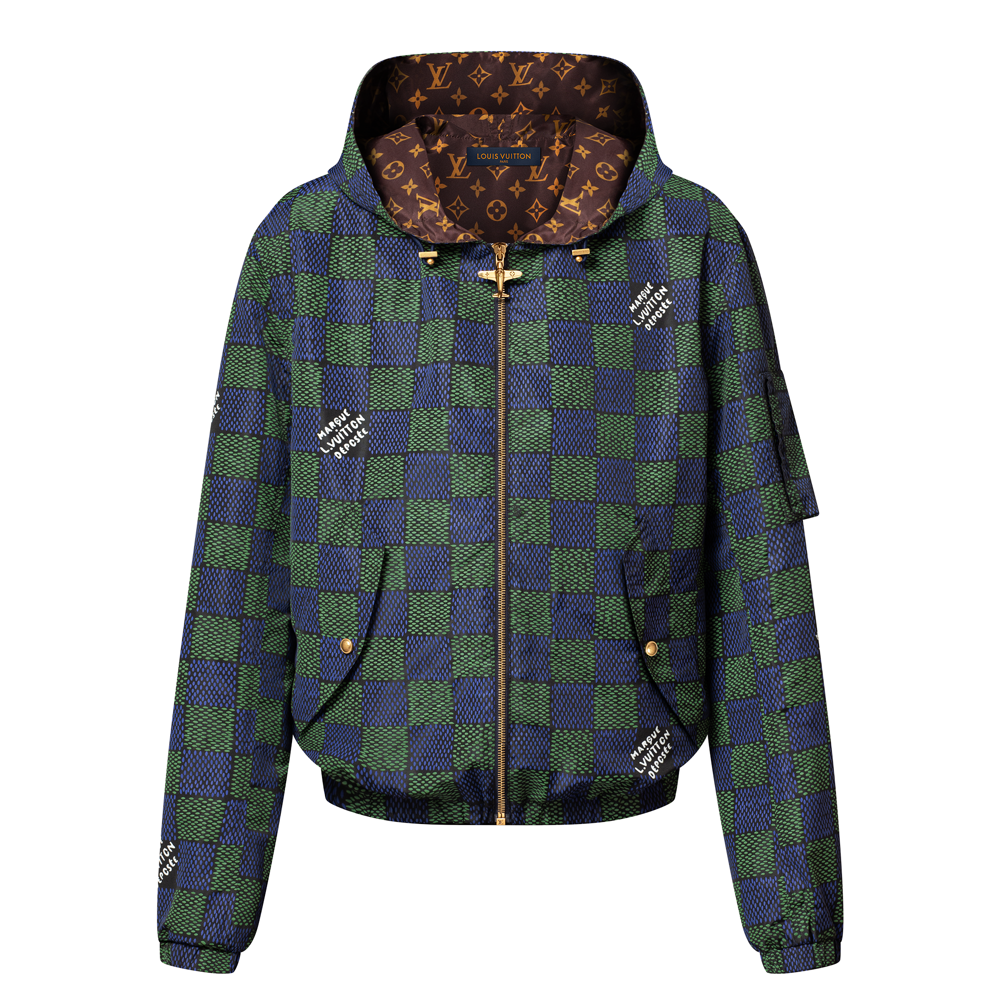  Ready-to-Wear Casacos e Agasalhos Jaqueta Windbreaker Reversível Damier | Louis Vuitton ® (Zoom no Produto)