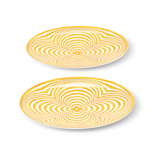 Casa e Arte do Jantar Mesa Posta Jogo de 2 Pratos de Servir Dolce Vita | Louis Vuitton ® (Zoom no Produto)