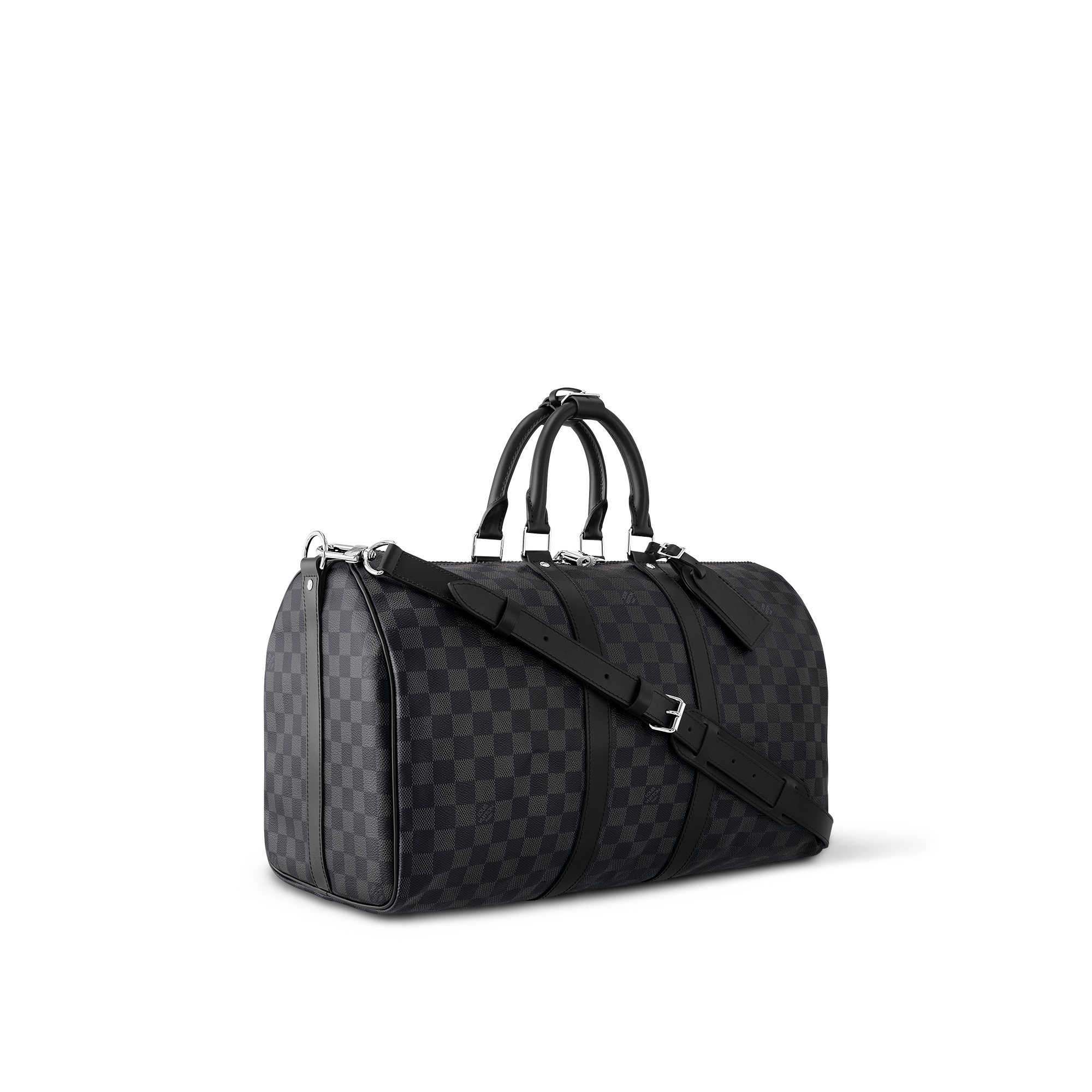 Canvas Damier Graphite Viagem Todas as Malas e Acessórios Keepall Bandoulière 45 | Louis Vuitton ® (Zoom no Produto)