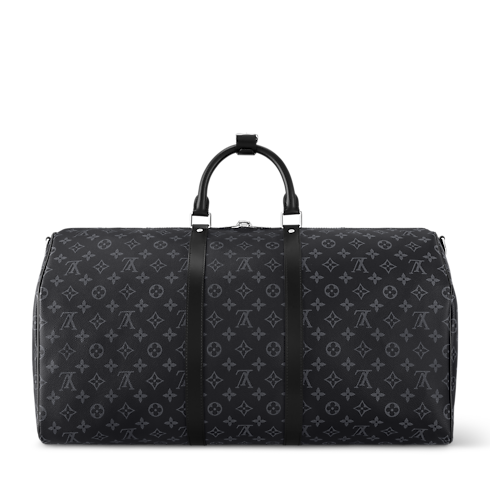 Monogram Eclipse Viagem Todas as Malas e Acessórios Keepall Bandoulière 55 | Louis Vuitton ® (Zoom no Produto)