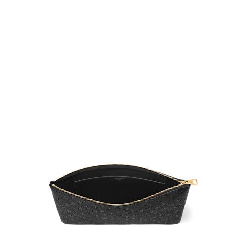 Couro Monogram Empreinte Carteiras Porta-Cartões e Chaveiros Key Pouch L | Louis Vuitton ® (Zoom no Produto)