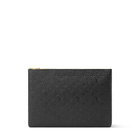 Couro Monogram Empreinte Carteiras Porta-Cartões e Chaveiros Key Pouch L | Louis Vuitton ® (Zoom no Produto)