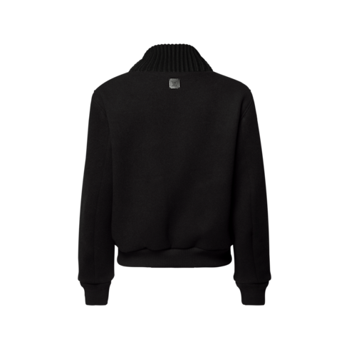 Ready-to-Wear Todas as Roupas Leather Mix Blouson | Louis Vuitton ® (Zoom no Produto)