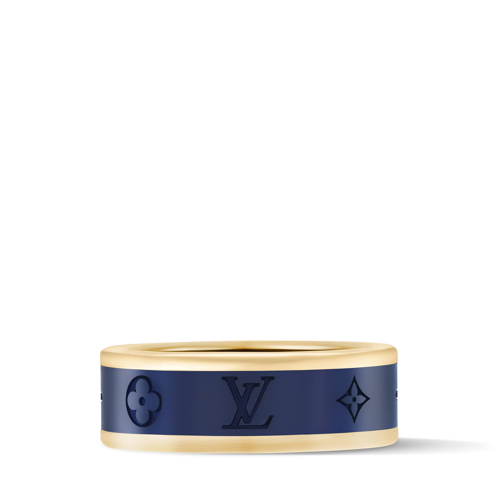  Categorias Anéis Les Gastons Vuitton Small Ring, Yellow Gold and Titanium | Louis Vuitton ® (Zoom no Produto)