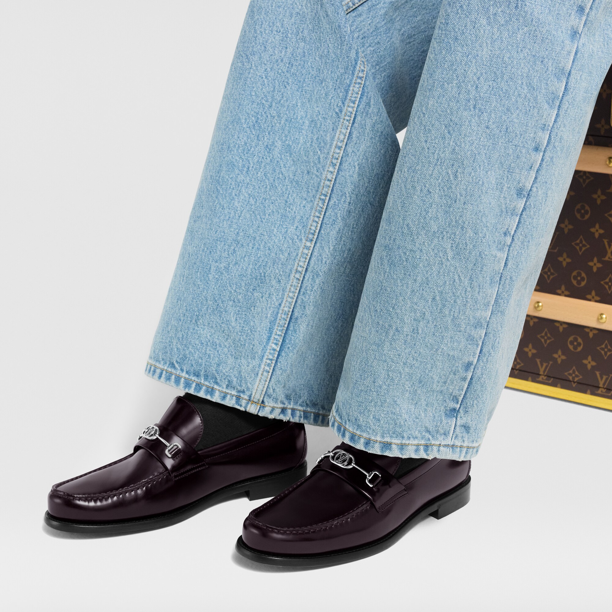  Sapatos Loafers e Mocassins Loafer Major | Louis Vuitton ® (Zoom no Produto)
