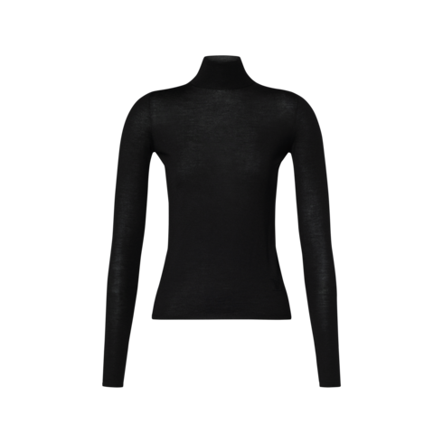 Ready-to-Wear Blusas Long-Sleeved Turtleneck Top | Louis Vuitton ® (Zoom no Produto)