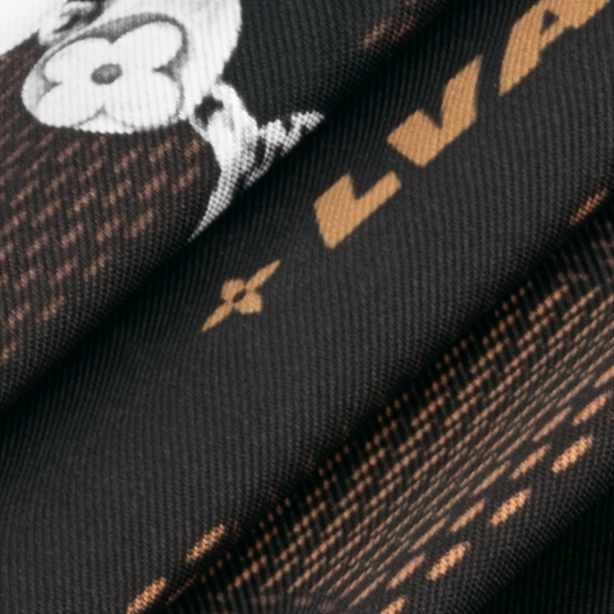 S00 Acessórios Lenços de Seda e Bandanas Losango de Seda Damier Tied Up | Louis Vuitton ® (Zoom no Produto)