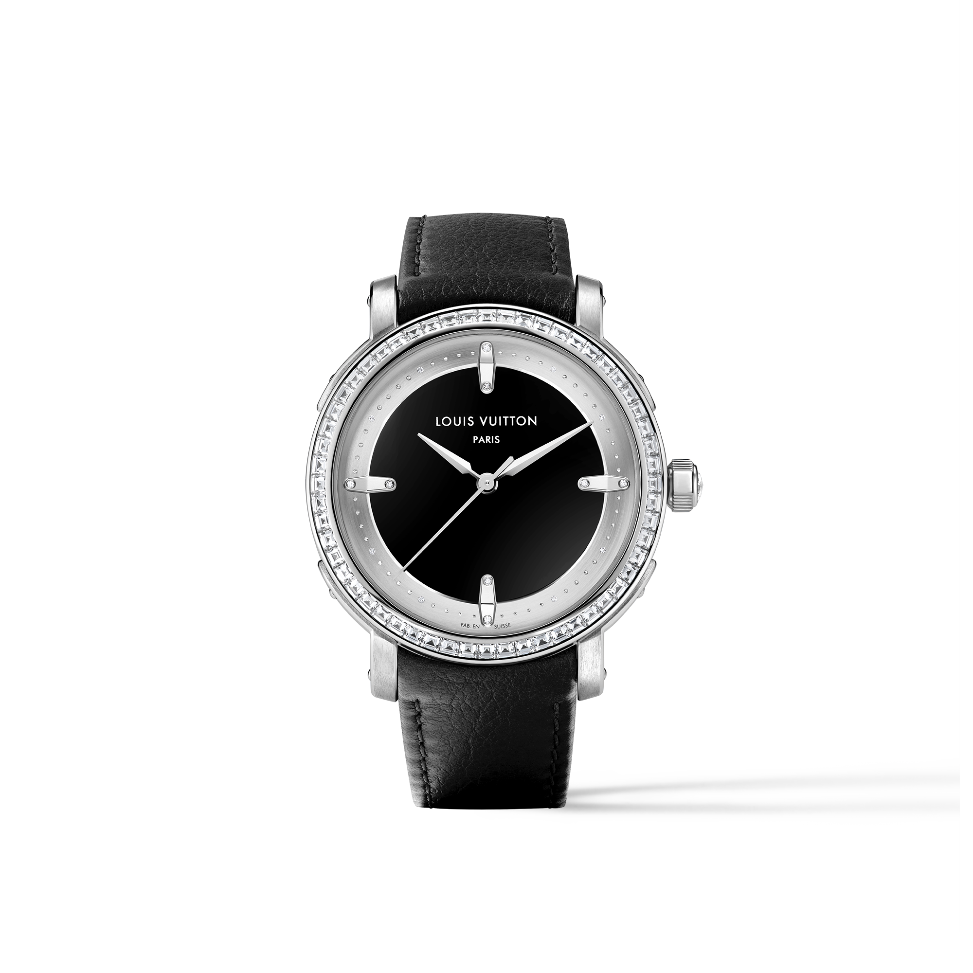  Todos os Relógios } Louis Vuitton Escale, Automatic, 40.5mm, Platinum and diamonds | Louis Vuitton ® (Zoom no Produto)