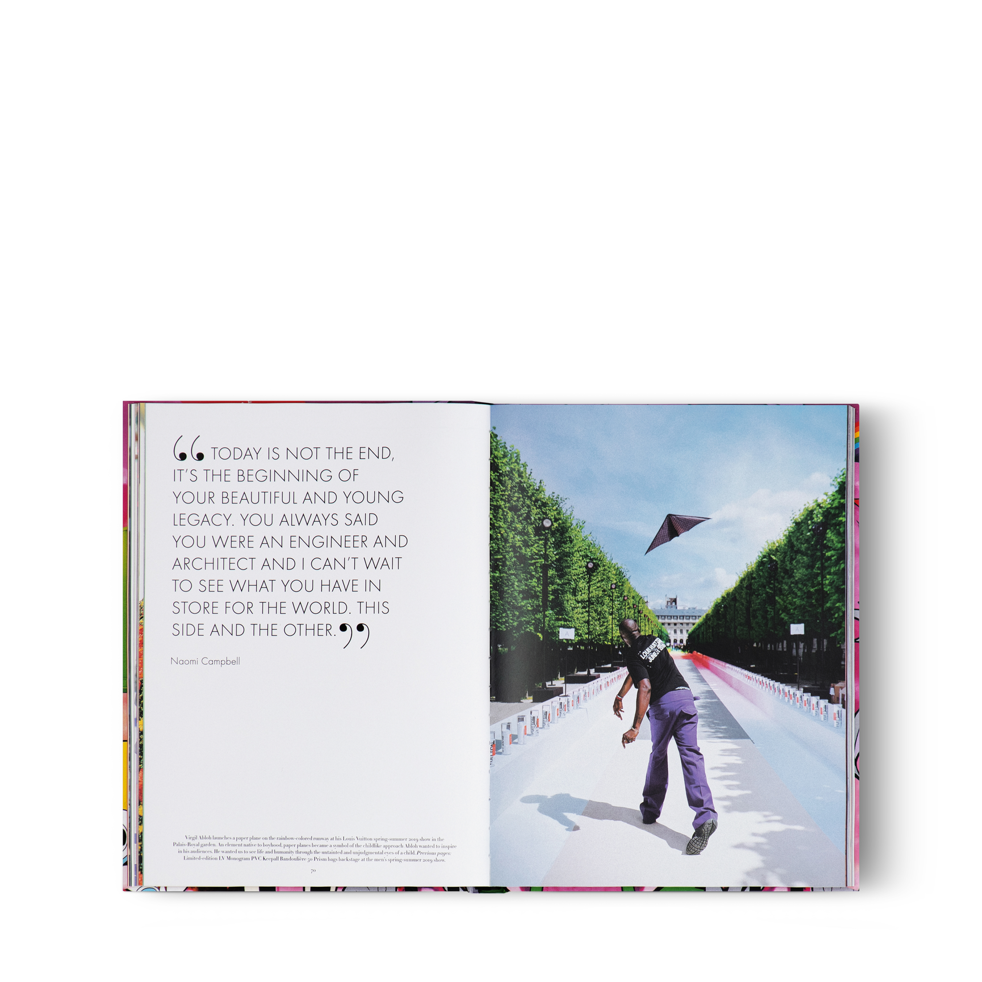  Livros e Papelaria Livros de Capa Dura Louis Vuitton: Virgil Abloh - Versão em Inglês | Louis Vuitton ® (Zoom no Produto)