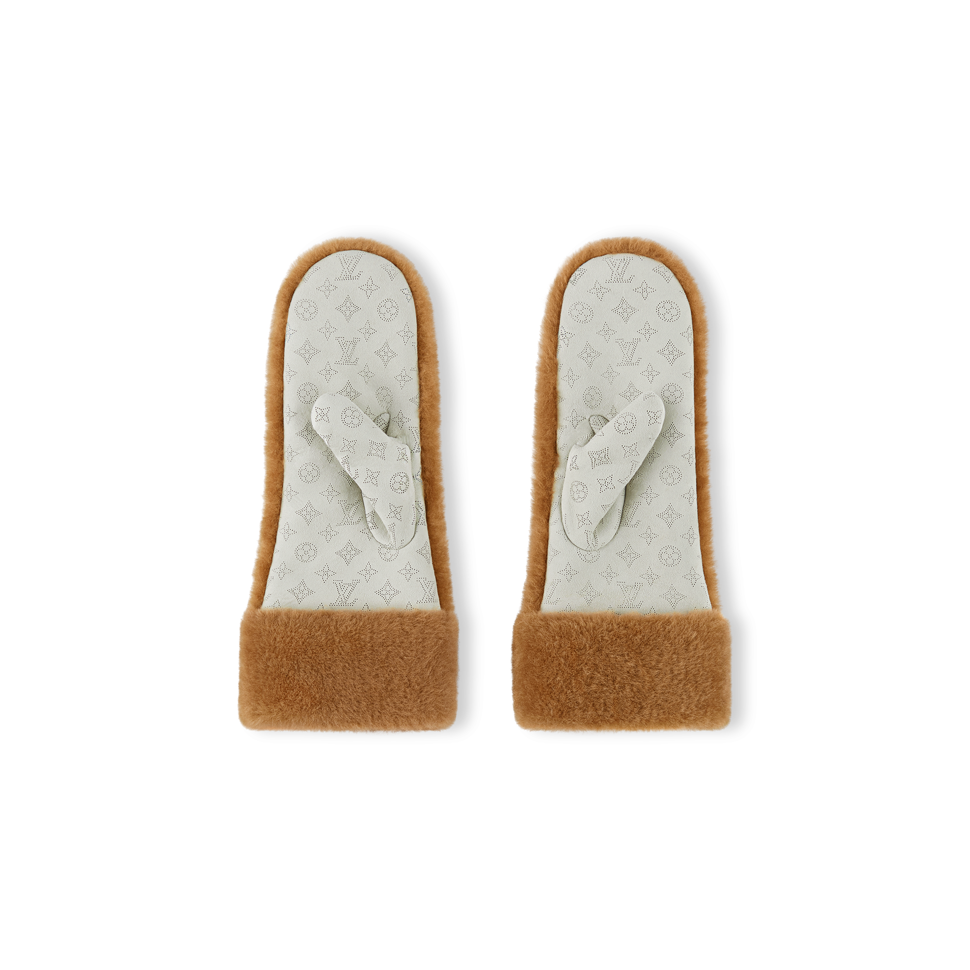 S00 Acessórios Chapéus Luvas com Uma Única Divisória Monogram Shearling | Louis Vuitton ® (Zoom no Produto)