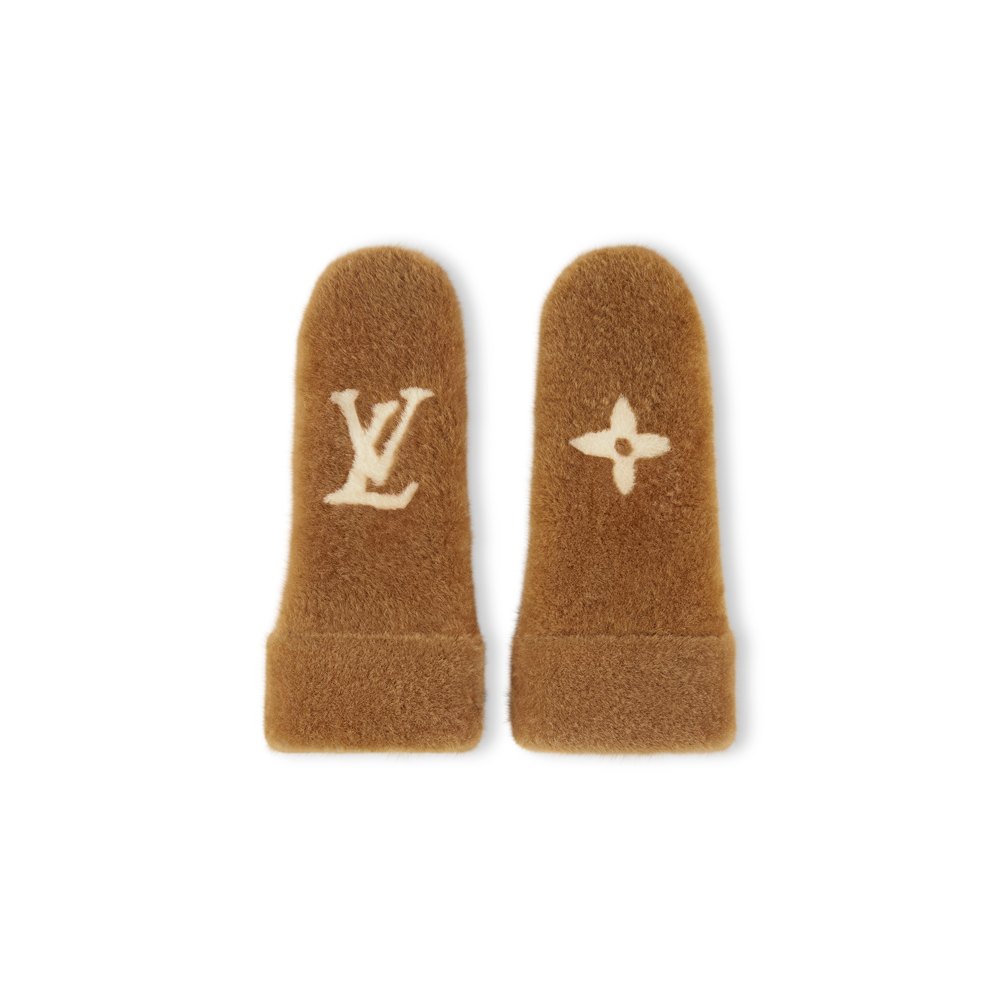 S00 Acessórios Chapéus Luvas com Uma Única Divisória Monogram Shearling | Louis Vuitton ® (Zoom no Produto)