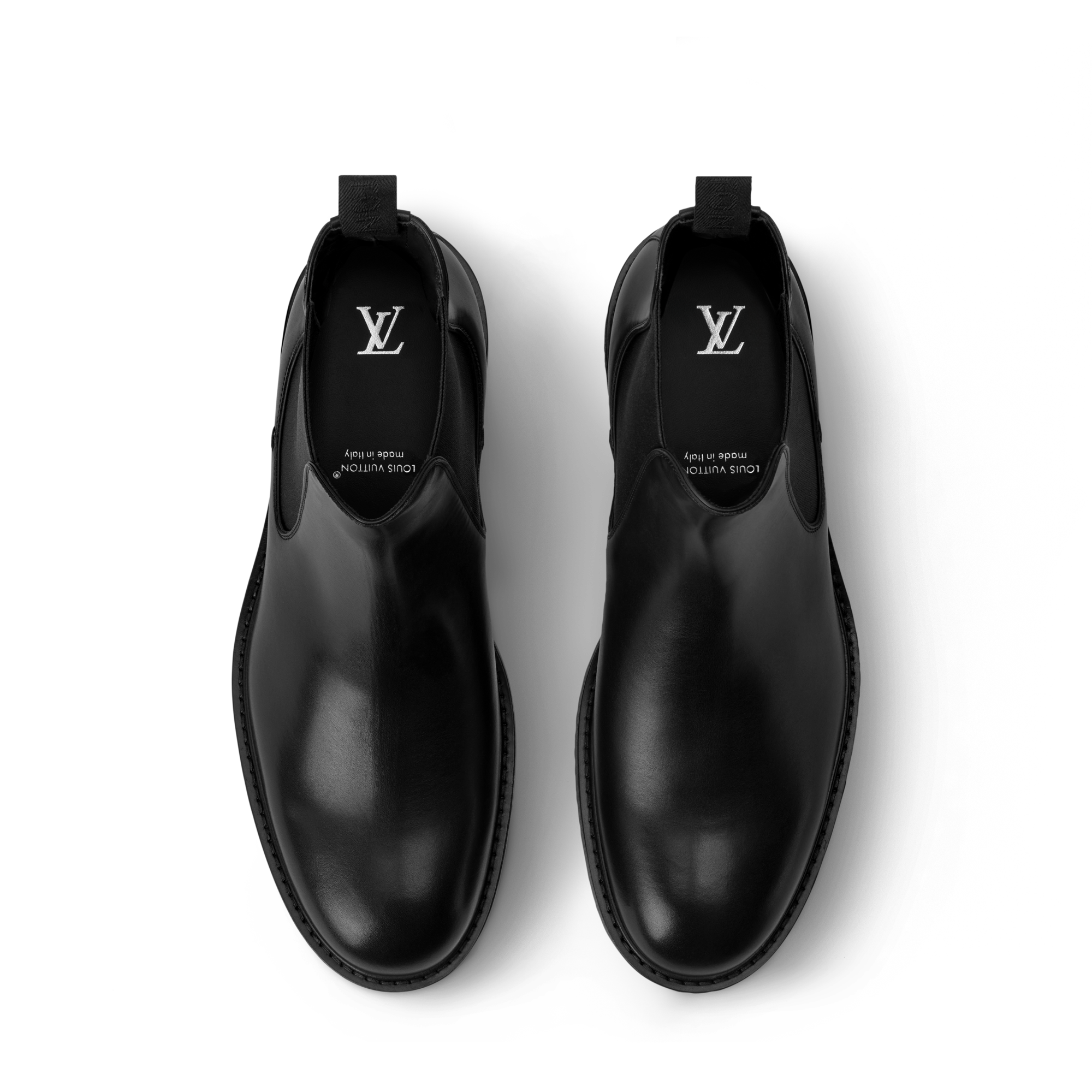  Sapatos Clássicos Modernos LV City Chelsea Boot | Louis Vuitton ® (Zoom no Produto)