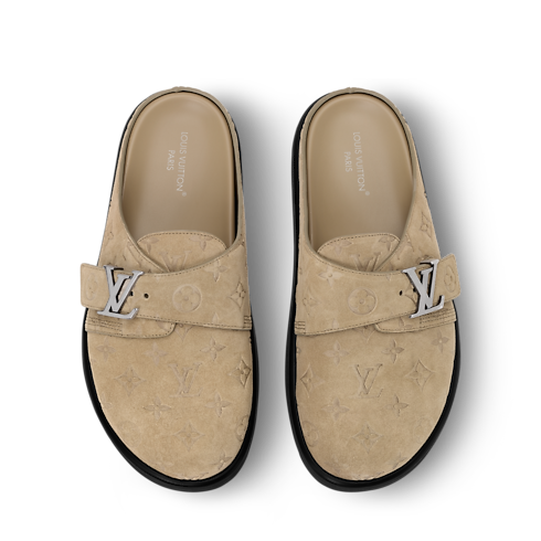 Sapatos Sandálias LV Easy Mule | Louis Vuitton ® (Zoom no Produto)