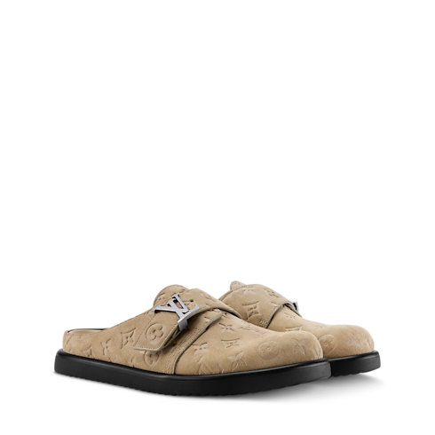 Sapatos Sandálias LV Easy Mule | Louis Vuitton ® (Zoom no Produto)