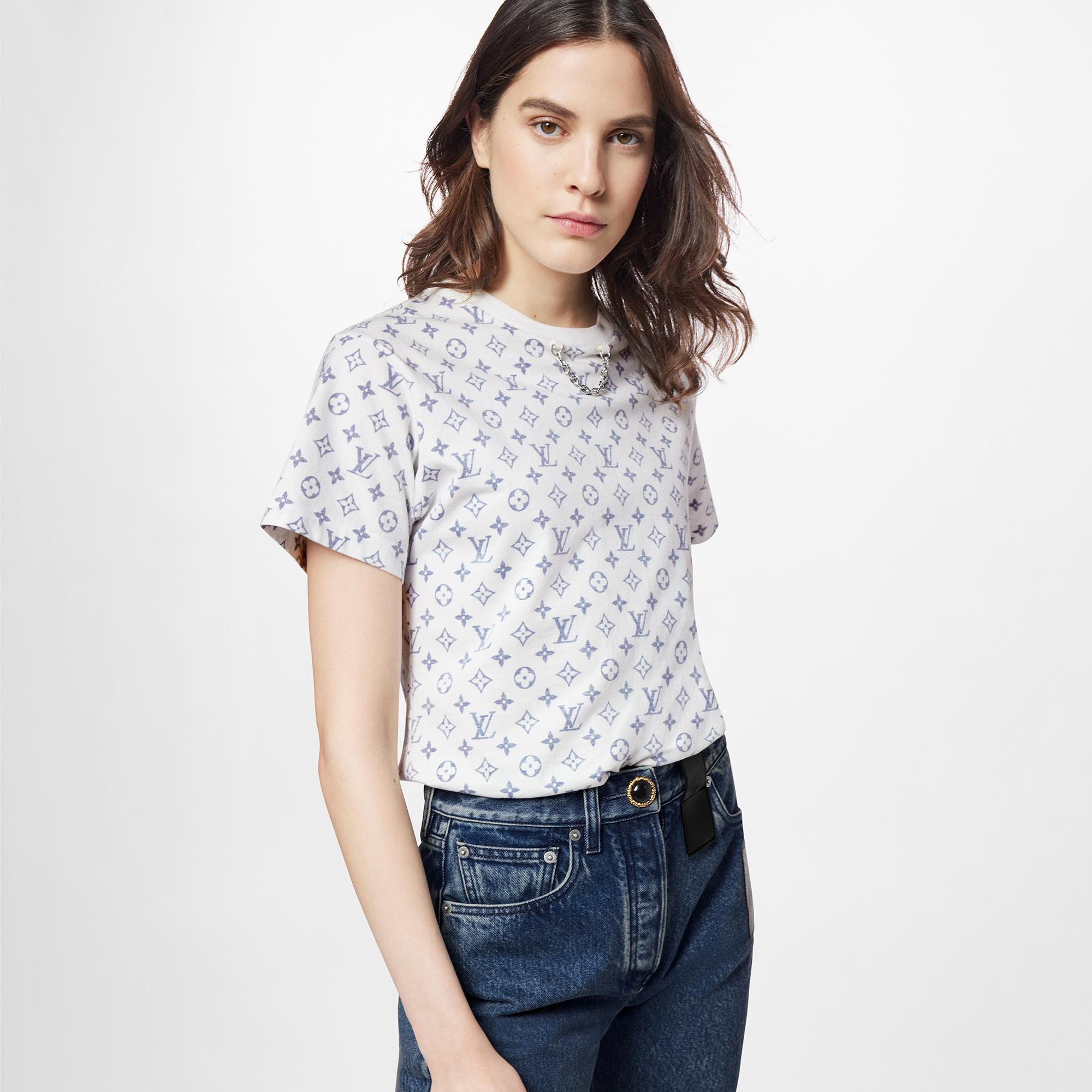  Ready-to-Wear Blusas LV Escale Printed T-Shirt | Louis Vuitton ® (Zoom no Produto)