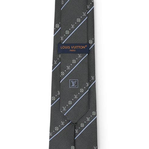 S00 Acessórios Gravatas LV Flowers Stripes Tie | Louis Vuitton ® (Zoom no Produto)