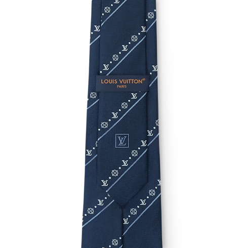 S00 Acessórios Gravatas LV Flowers Stripes Tie | Louis Vuitton ® (Zoom no Produto)