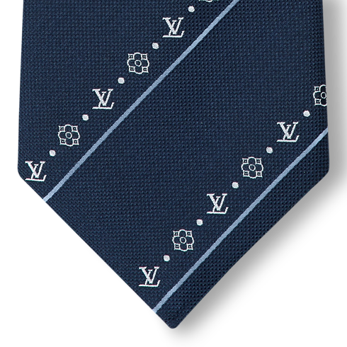 S00 Acessórios Gravatas LV Flowers Stripes Tie | Louis Vuitton ® (Zoom no Produto)