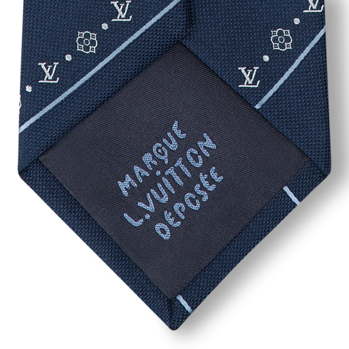 S00 Acessórios Gravatas LV Flowers Stripes Tie | Louis Vuitton ® (Zoom no Produto)