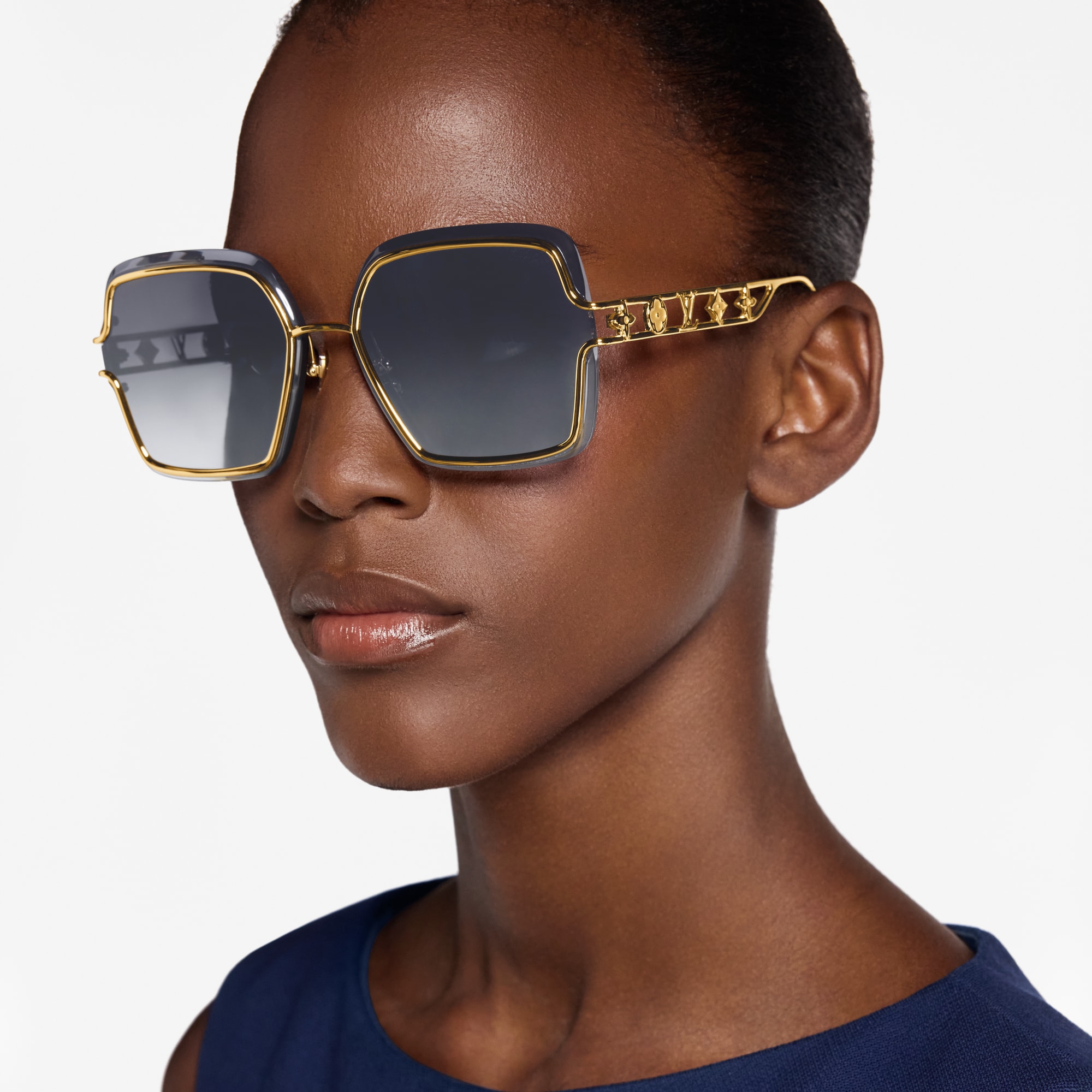 S00 Acessórios Óculos de Sol LV Framed Square Sunglasses | Louis Vuitton ® (Zoom no Produto)