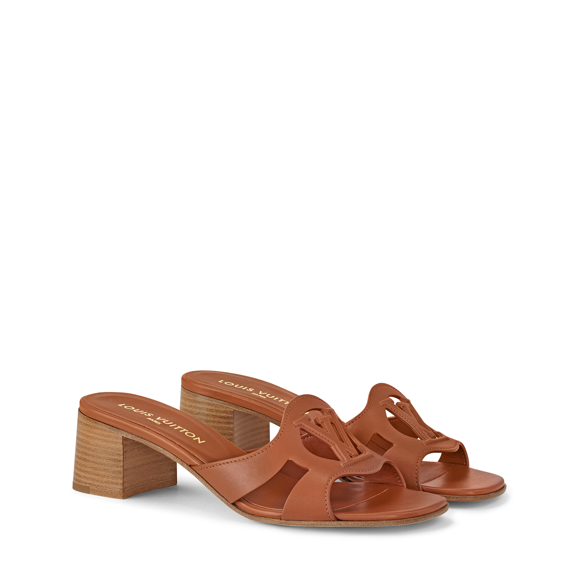  Sapatos Mules e Chinelos LV Isola Mule | Louis Vuitton ® (Zoom no Produto)