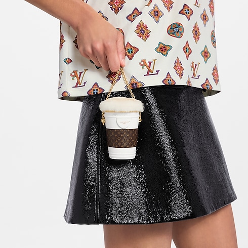 LV Mocha Crossbody Pouch Bag Charm – No Corpo