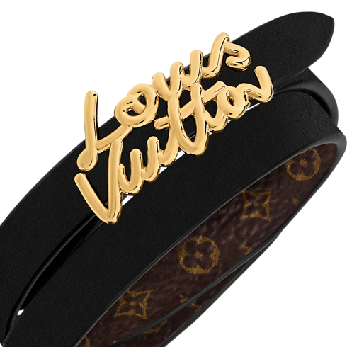 Bijuterias Finas Pulseiras LV Script Bracelet | Louis Vuitton ® (Zoom no Produto)