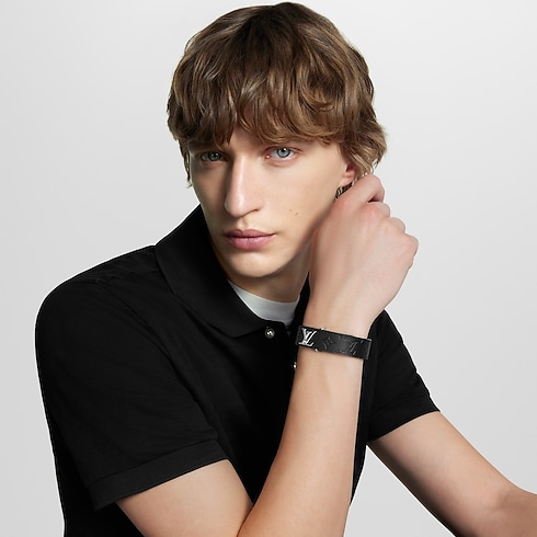Monogram Shadow Fashion Jewelry Pulseiras LV Slim Shadow Bracelet | Louis Vuitton ® (Zoom no Produto)
