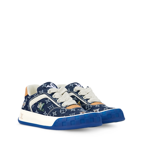 Ready-to-Wear Roupas em Denim Short Utilitário em Jeans Bordado com Assinatura | Louis Vuitton ®