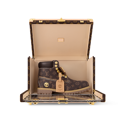 Sapatos Botas LV x Timberland Ankle Boot 6-In High End | Louis Vuitton ® (Zoom no Produto)