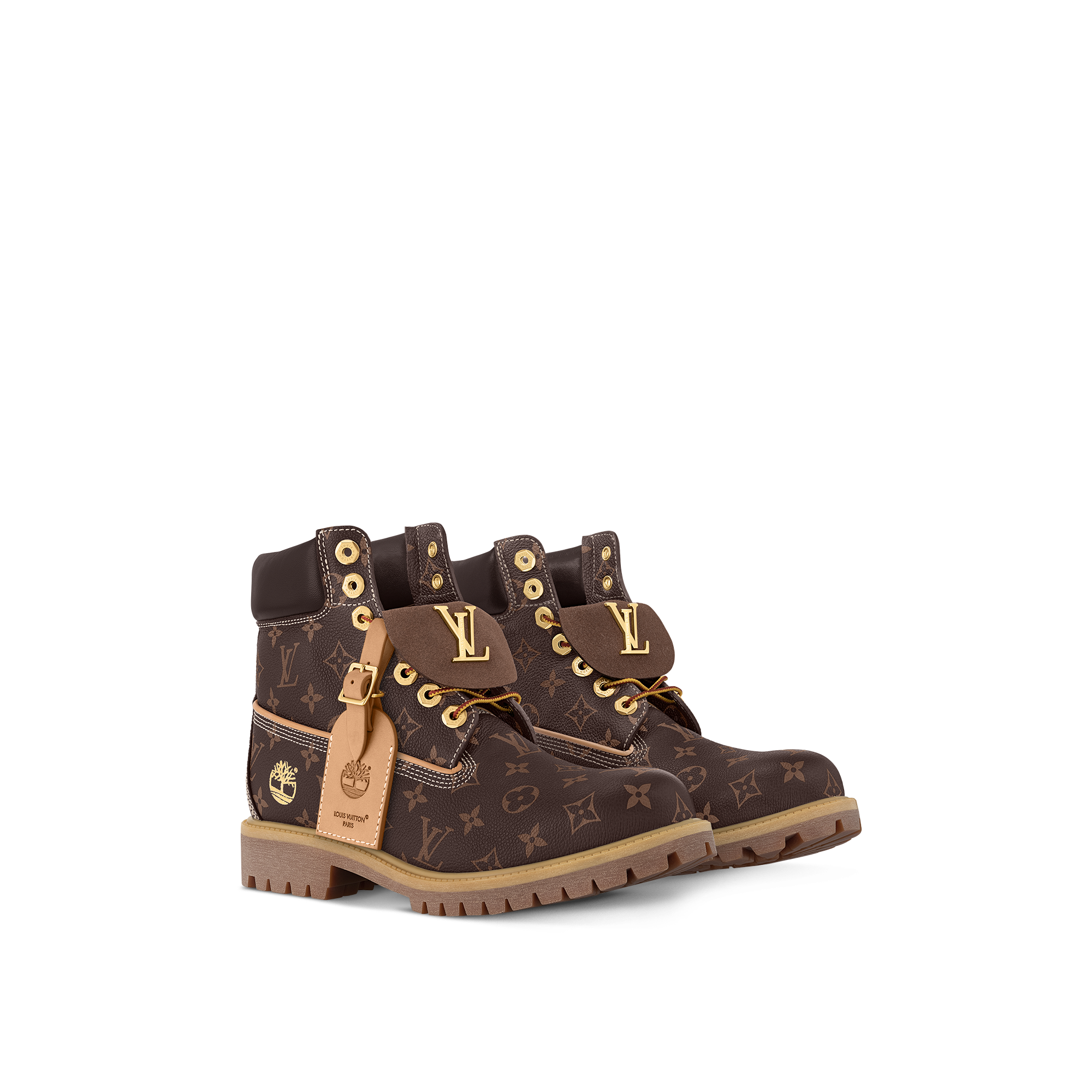  Sapatos Botas LV x Timberland Ankle Boot 6-In High End | Louis Vuitton ® (Zoom no Produto)