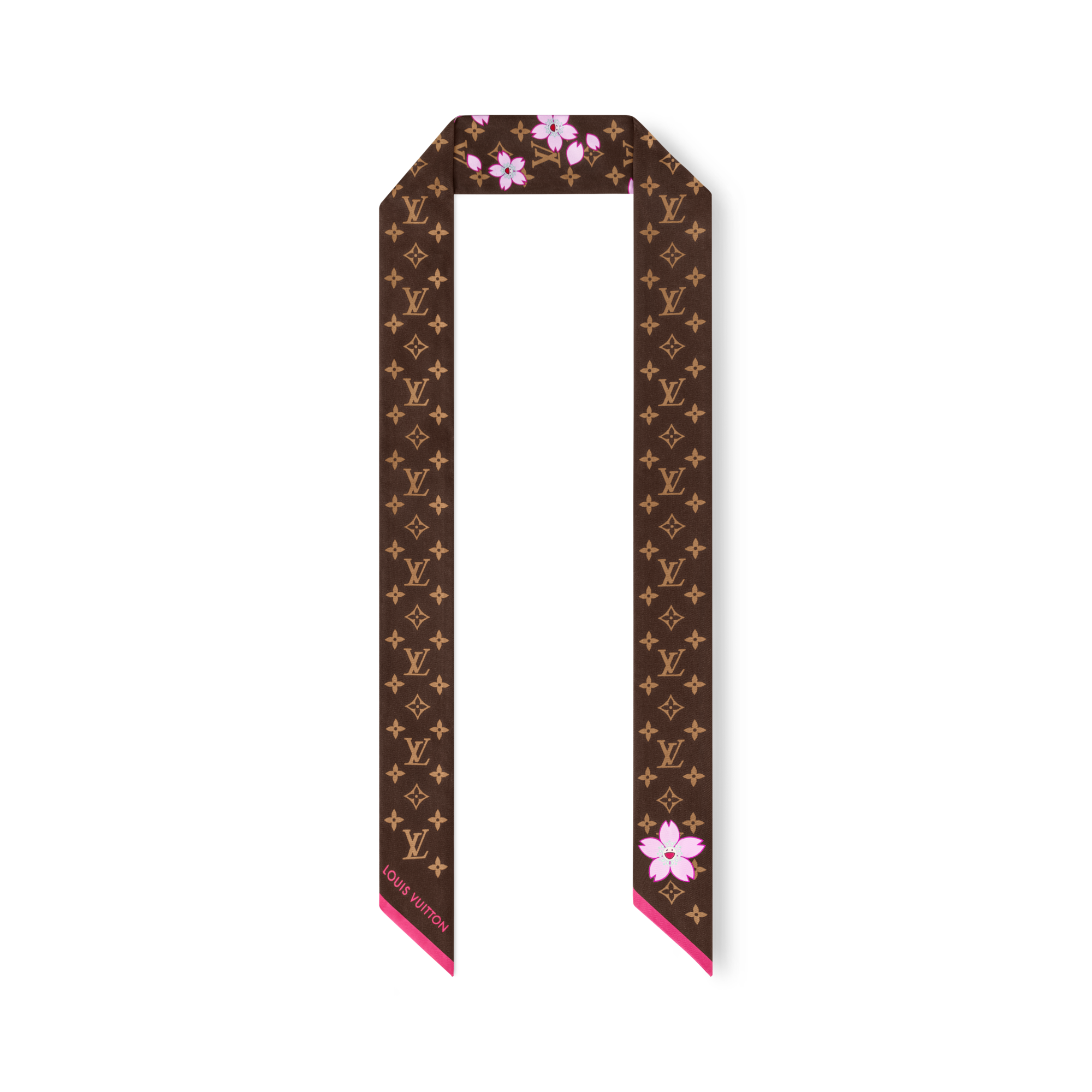 S00 Acessórios Lenços de Seda e Bandeaus LV x TM Bandeau Monogram Cherry Blossom BB | Louis Vuitton ® (Zoom no Produto)