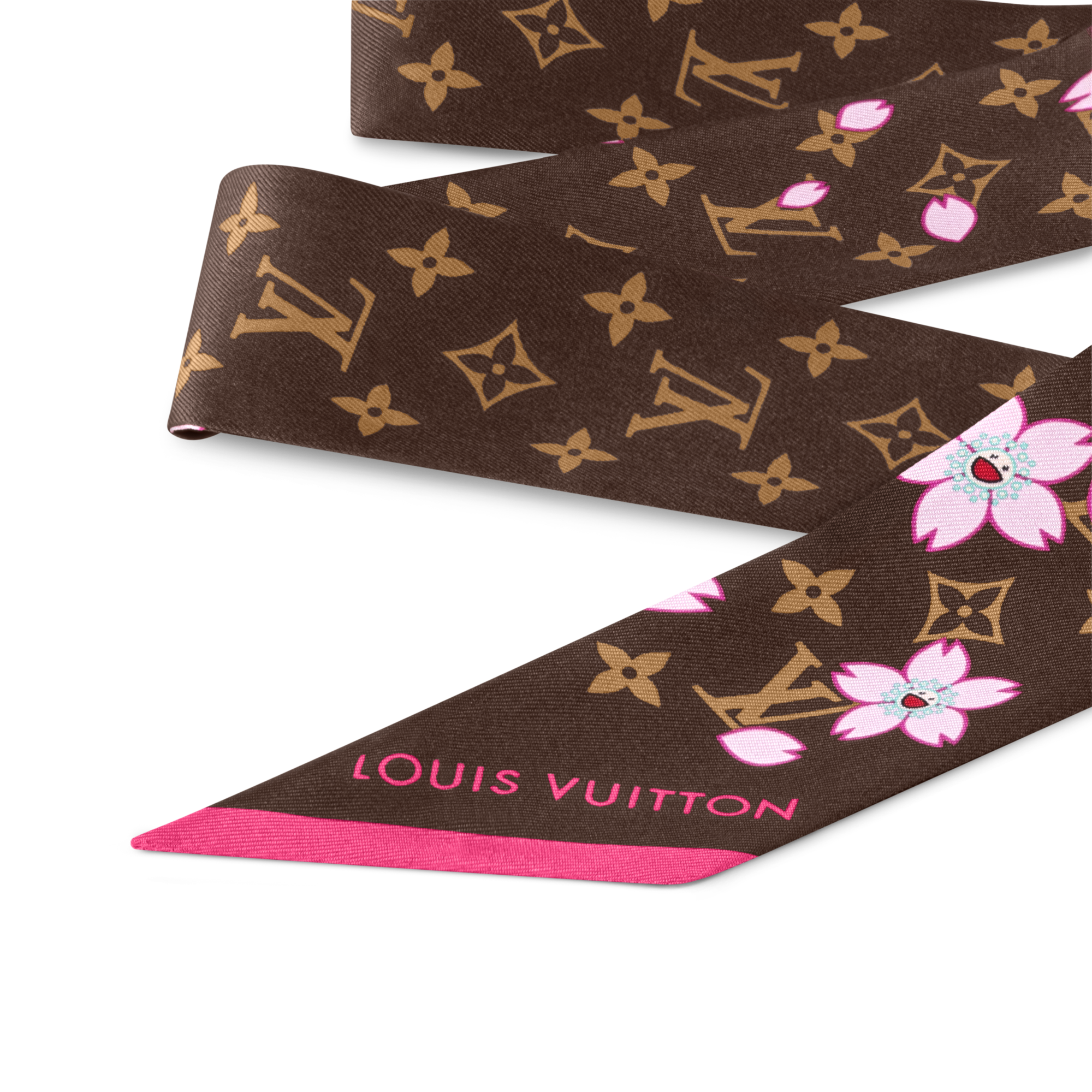 S00 Acessórios Lenços de Seda e Bandeaus LV x TM Bandeau Monogram Cherry Blossom BB | Louis Vuitton ® (Zoom no Produto)