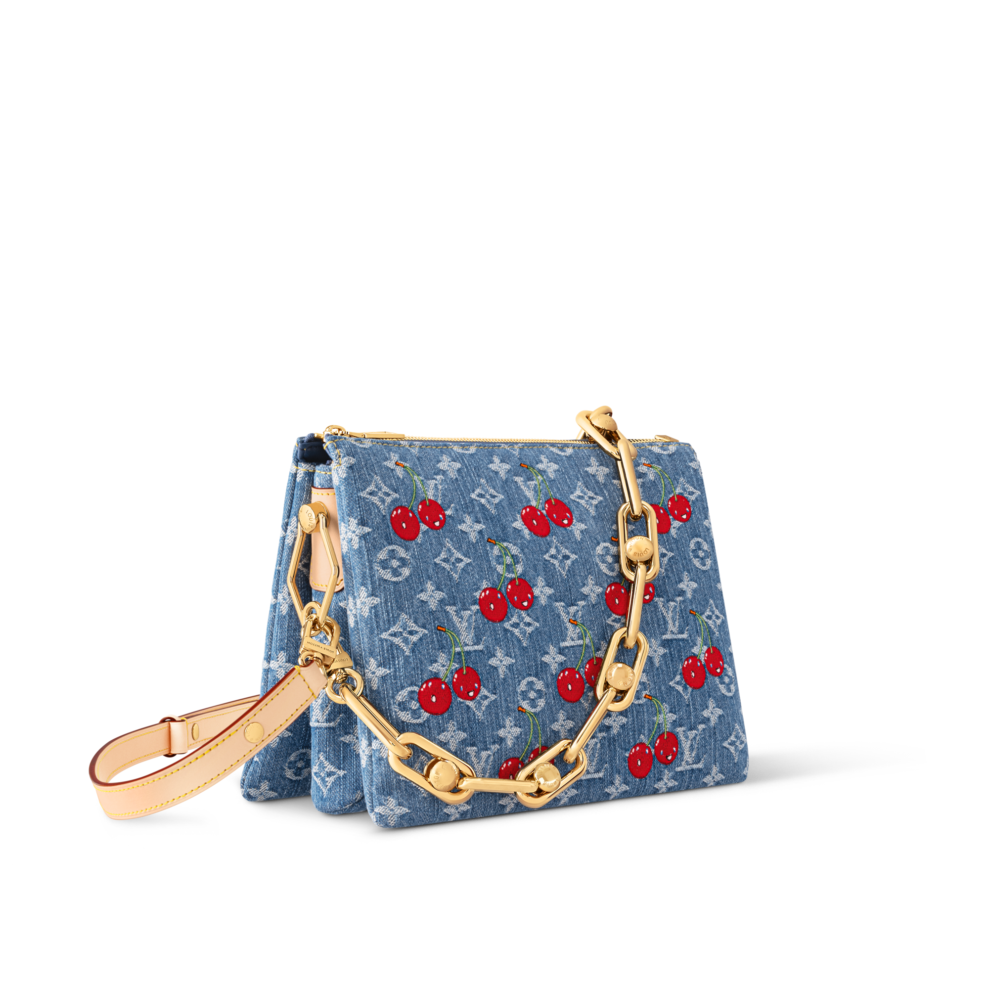 Monogram Denim Bolsas Femininas Ícones LV LV x TM Bolsa Coussin PM | Louis Vuitton ® (Zoom no Produto)
