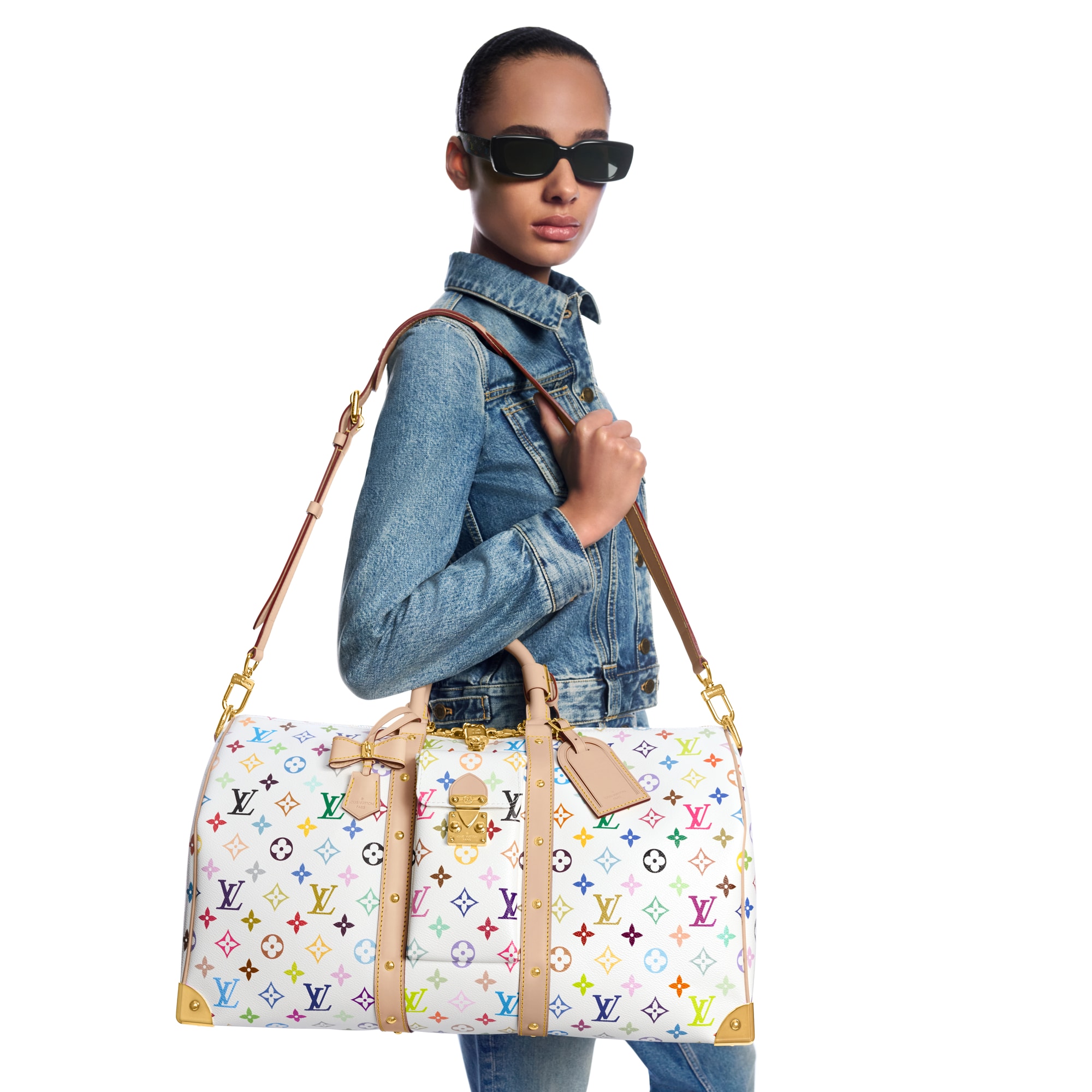 Outros Canvas Monogram Bolsas All Collections LV x TM Bolsa Keepall Bandoulière 45 | Louis Vuitton ® (Zoom no Produto)