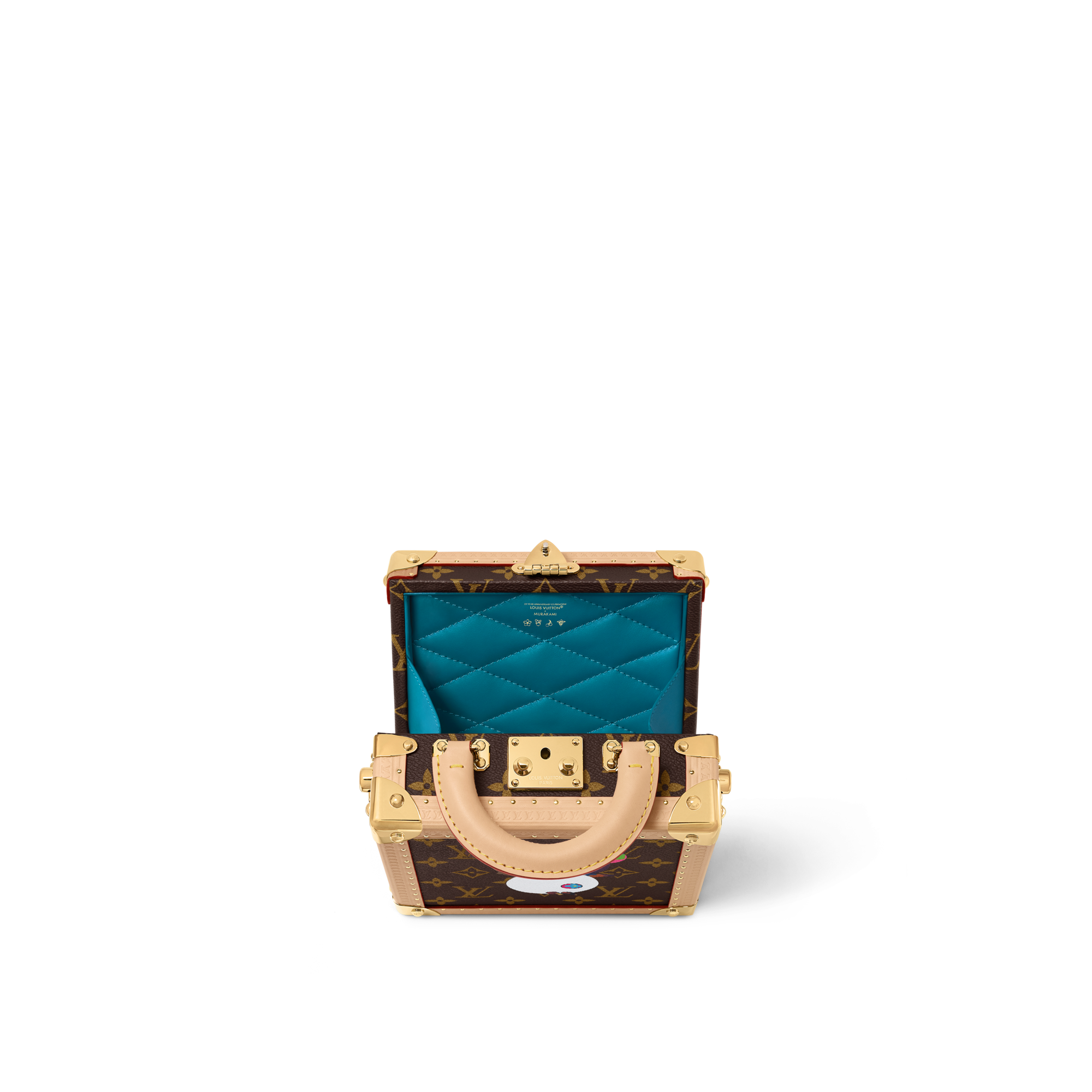 Outros Canvas Monogram Baús e Caixas Baús Vestíveis LV x TM Bolsa Mini Square Trunk | Louis Vuitton ® (Zoom no Produto)