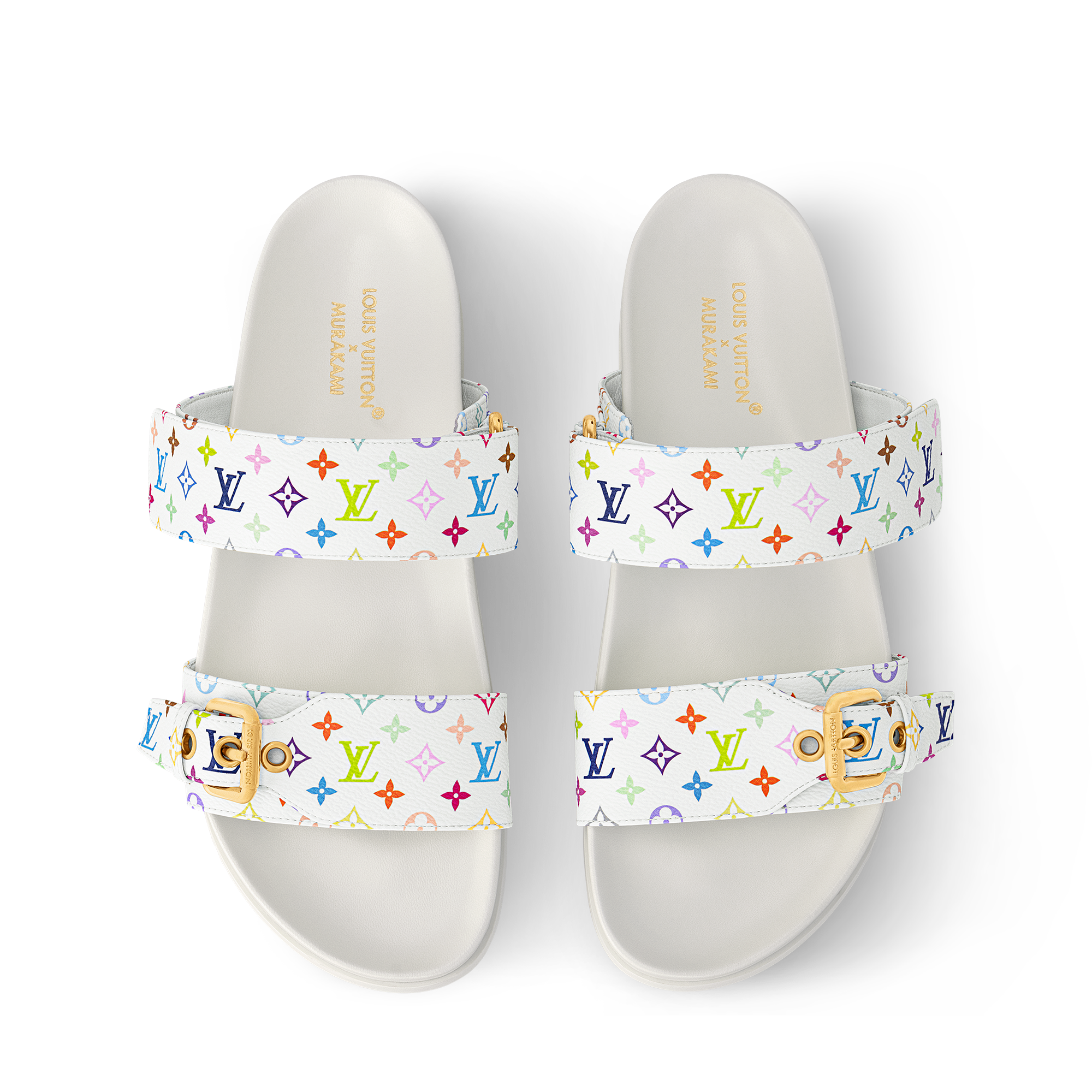  Sapatos Mules e Chinelos LV x TM Chinelo Bom Dia | Louis Vuitton ® (Zoom no Produto)