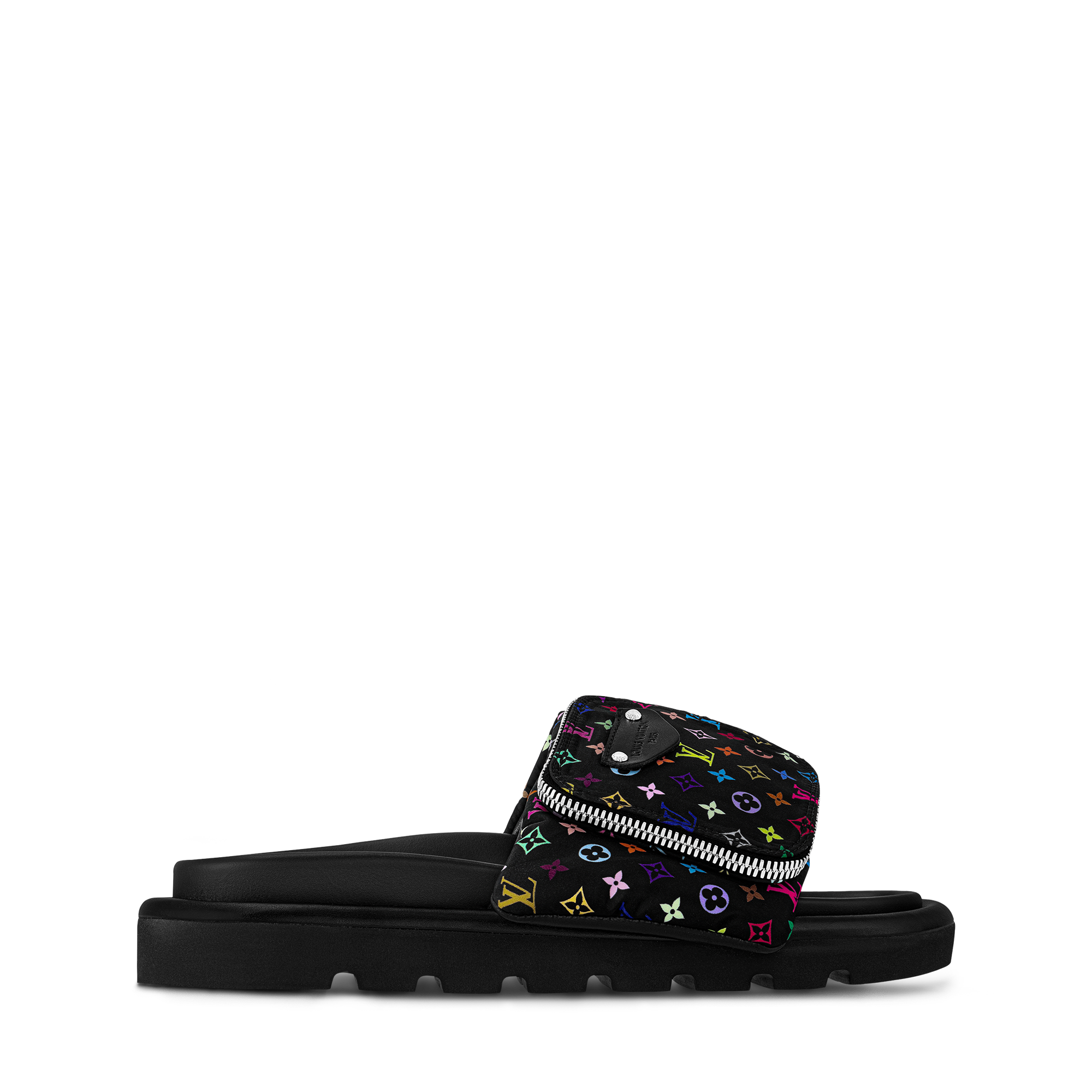  Sapatos Mules e Chinelos LV x TM Chinelo Pool Pillow | Louis Vuitton ® (Zoom no Produto)