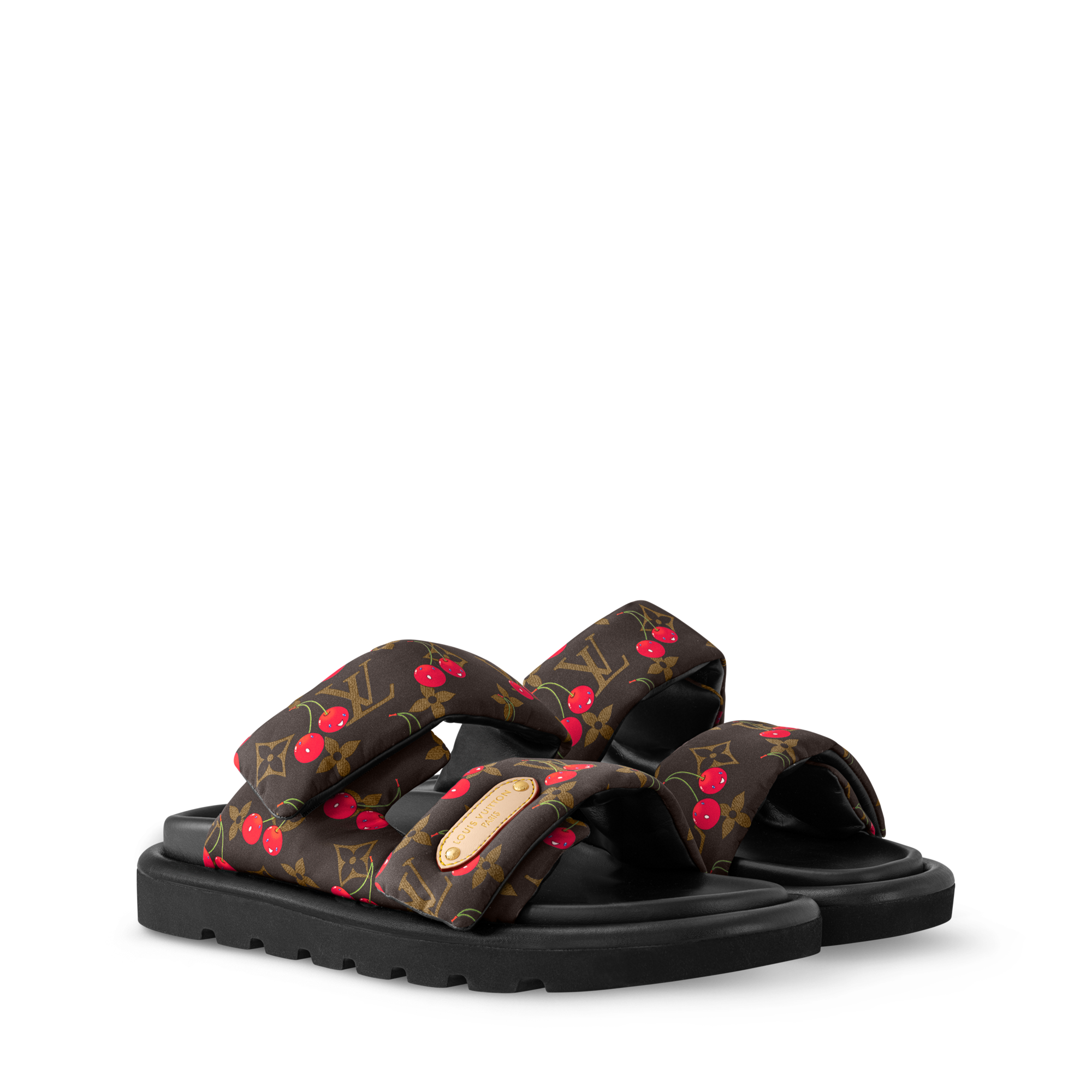  Sapatos Mules e Chinelos LV x TM Chinelo Pool Pillow | Louis Vuitton ® (Zoom no Produto)