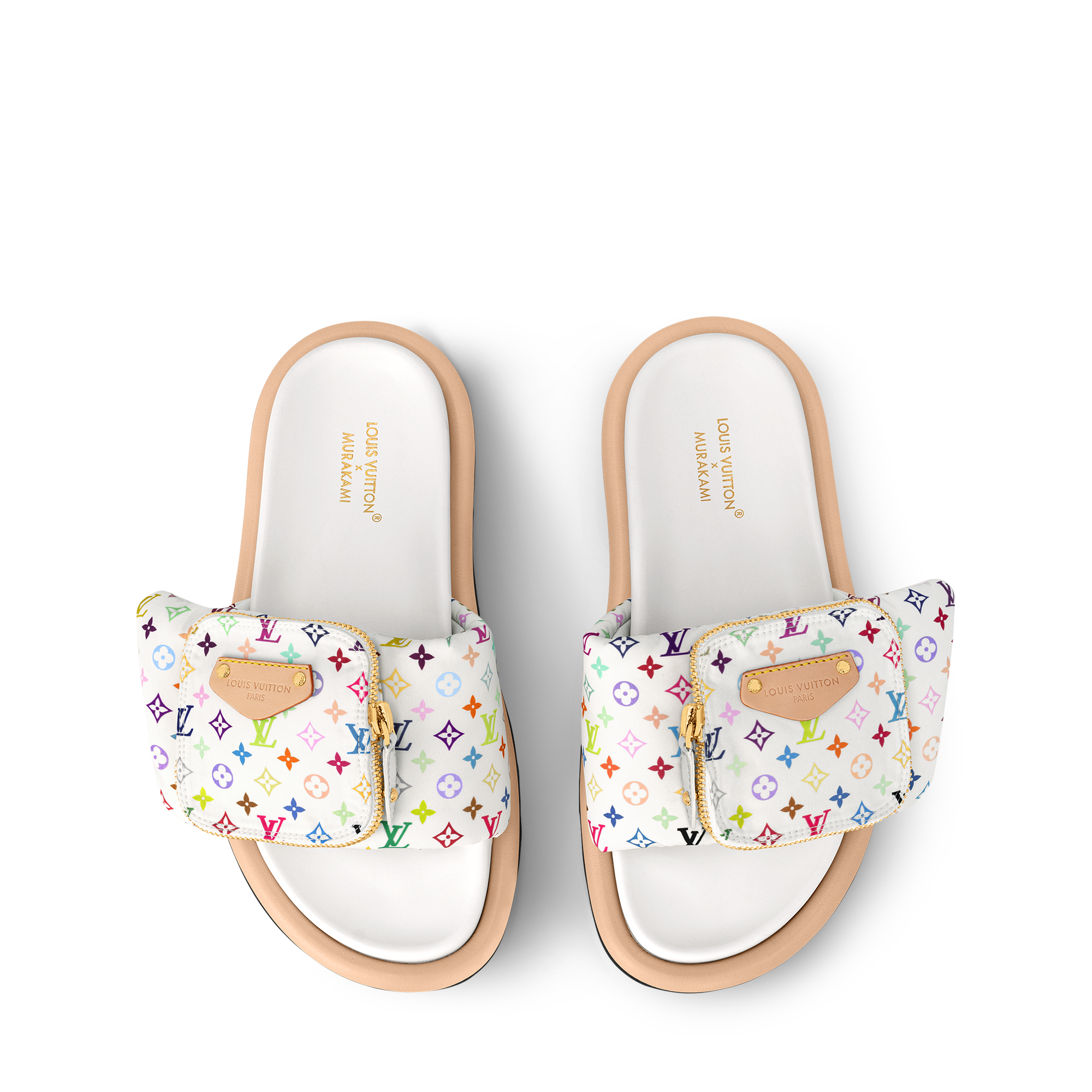  Sapatos Mules e Chinelos LV x TM Mule Pool Pillow | Louis Vuitton ® (Zoom no Produto)