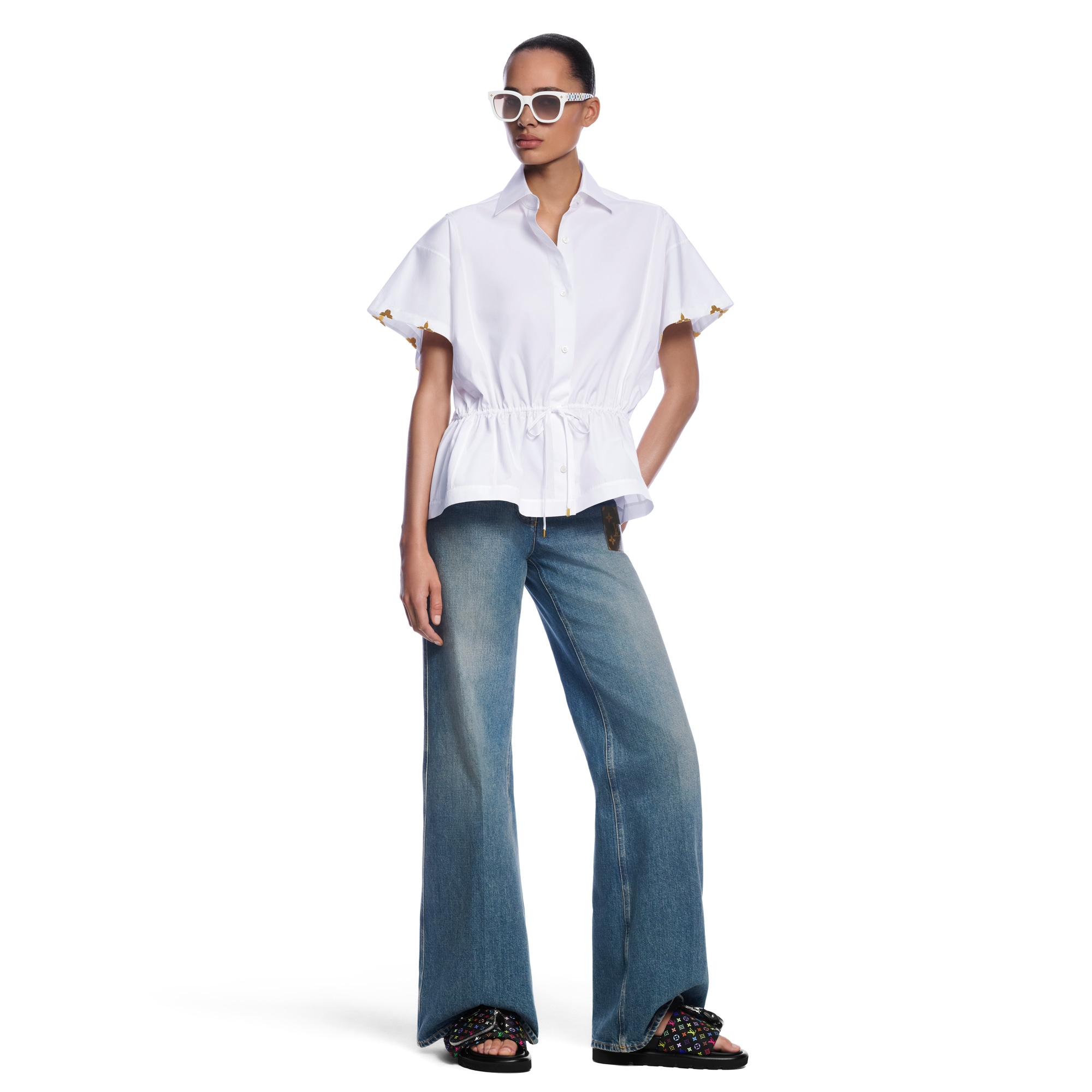  Sapatos Mules e Chinelos LV x TM Mule Pool Pillow | Louis Vuitton ® (Zoom no Produto)