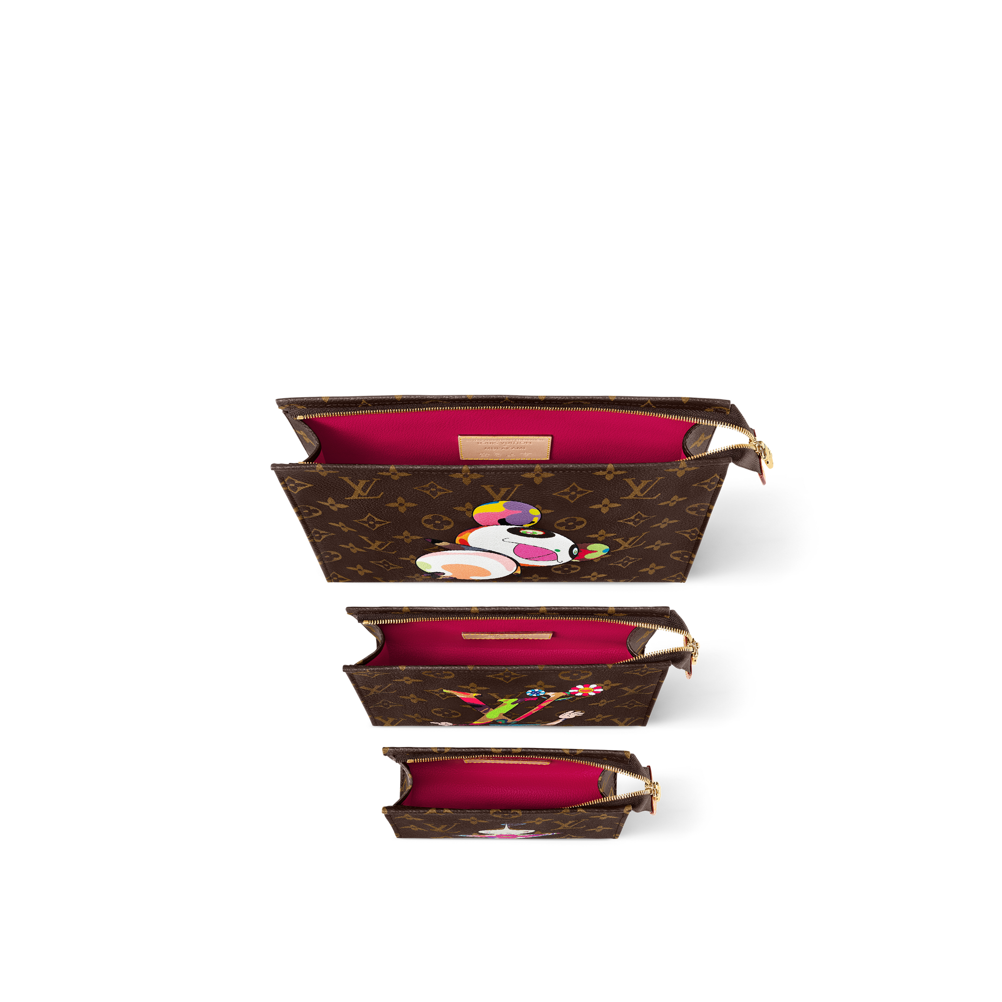 Outros Canvas Monogram Viagem Acessórios de Viagem LV x TM Nécessaire Trio | Louis Vuitton ® (Zoom no Produto)