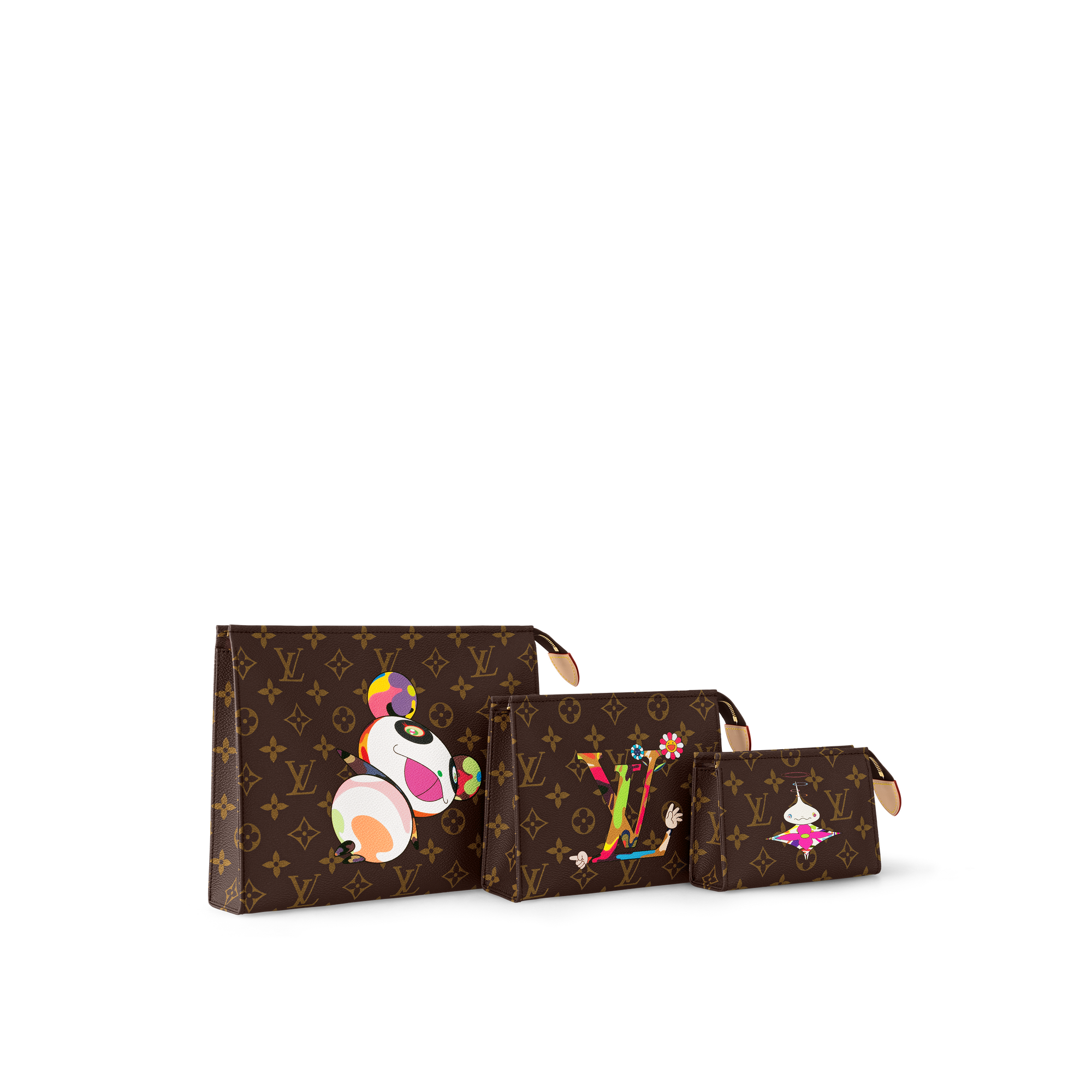 Outros Canvas Monogram Viagem Acessórios de Viagem LV x TM Nécessaire Trio | Louis Vuitton ® (Zoom no Produto)
